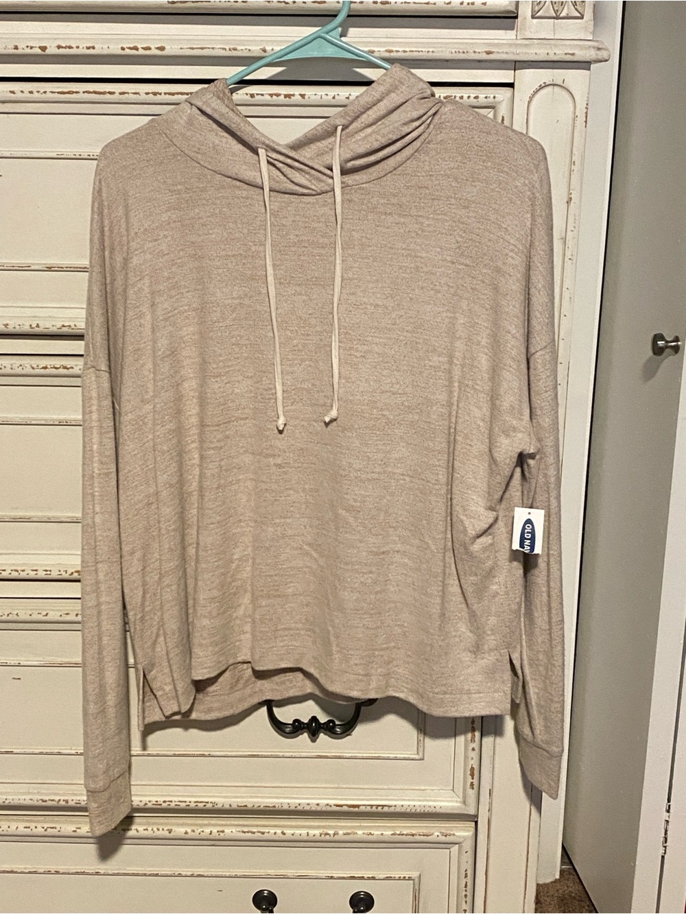 Old Navy Light Taupe Hooded Pullover